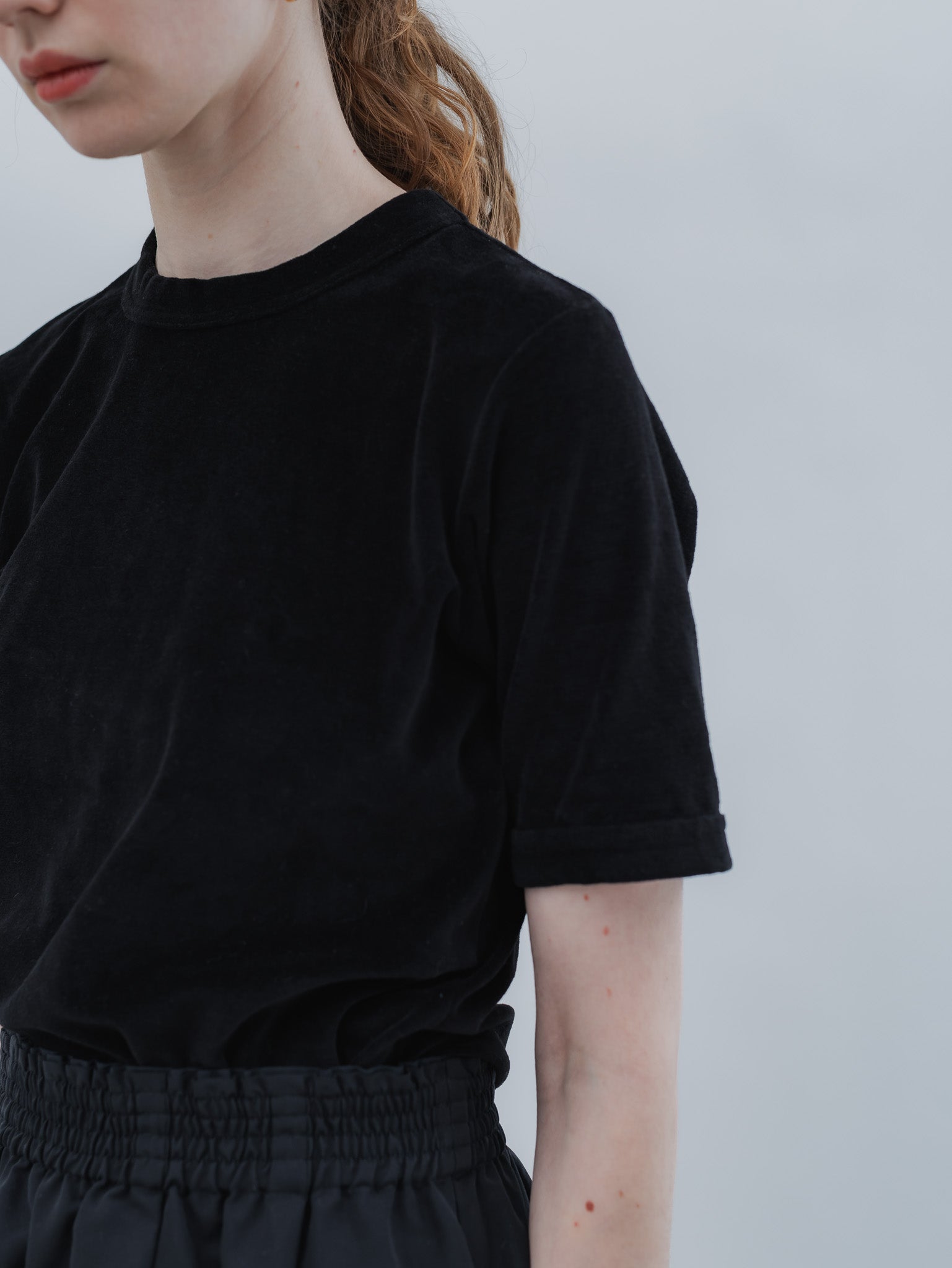 soyy. velour tee ブラック 新品 VLOUR TEE(BLACK) – soyy.online