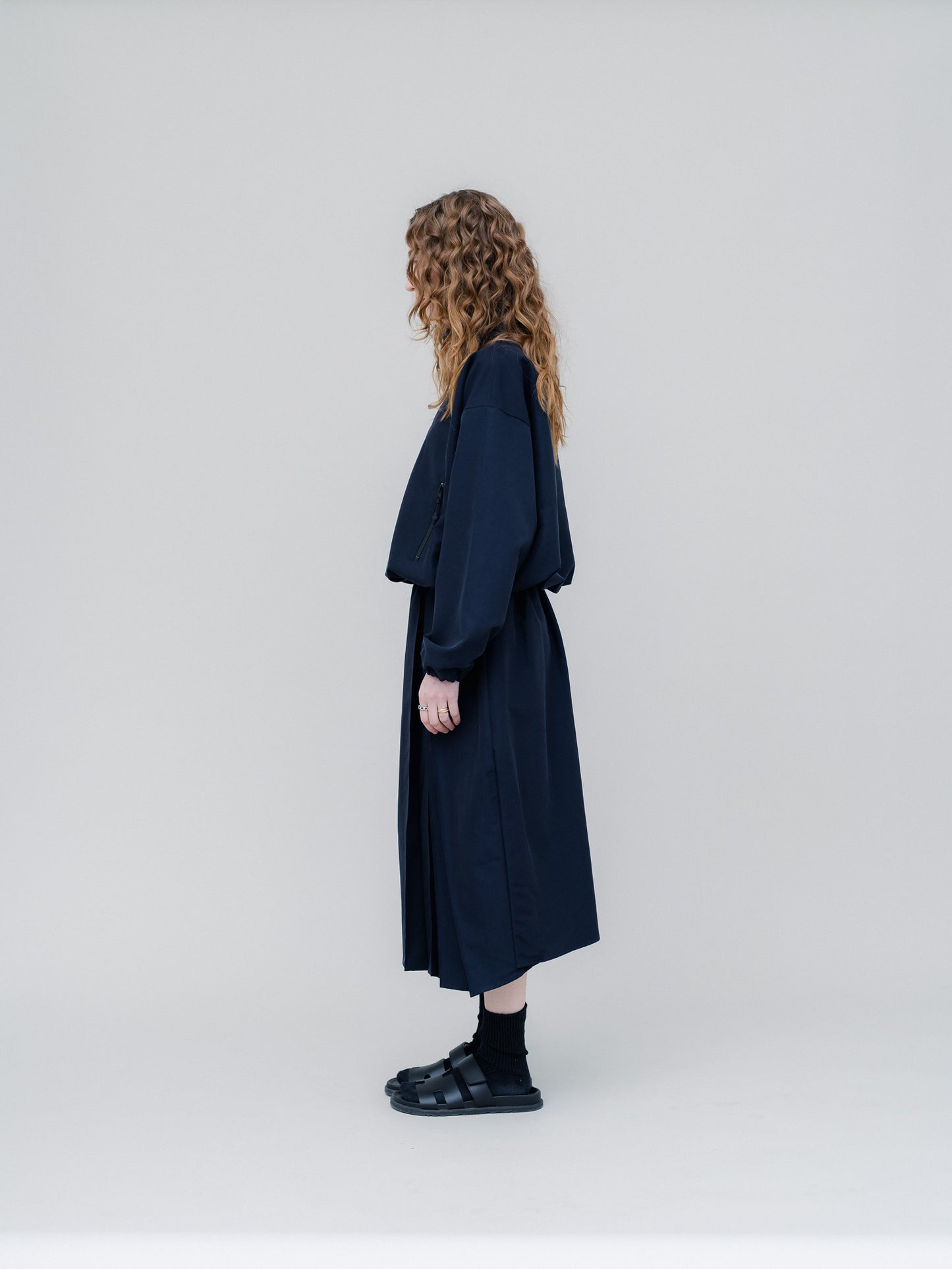 【PRE-ORDER】SWITCH SKIRT(NAVY)