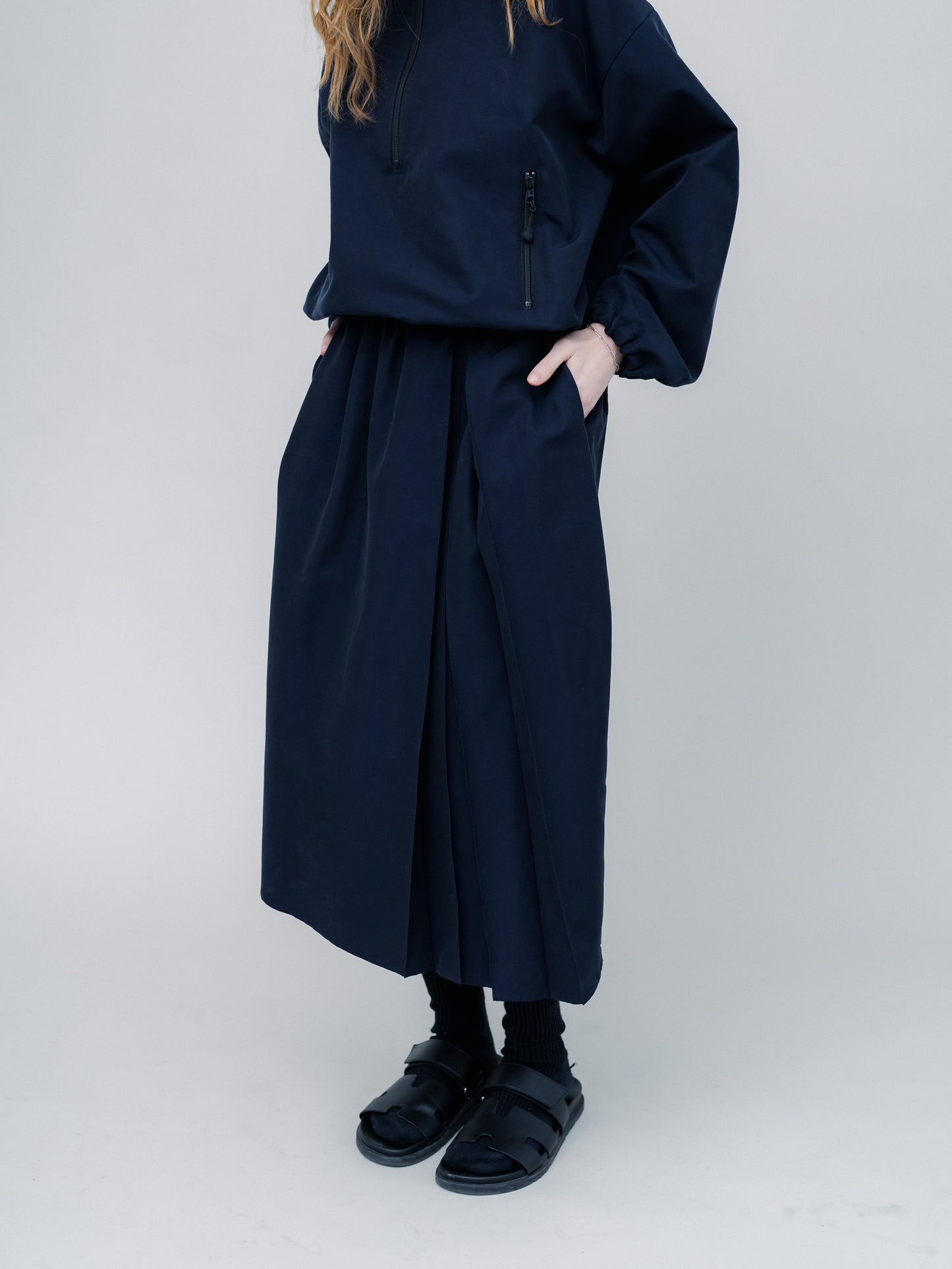 【PRE-ORDER】SWITCH SKIRT(NAVY)