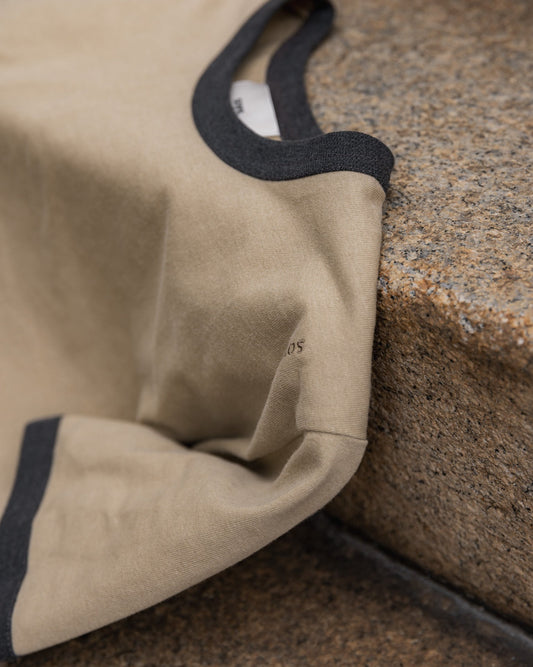 RINGER TEE(OATMEAL)