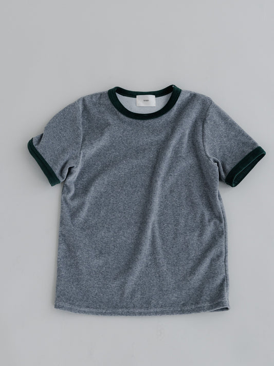 【PRE-ORDER】 VLOUR RINGER T(gray×yomogi)