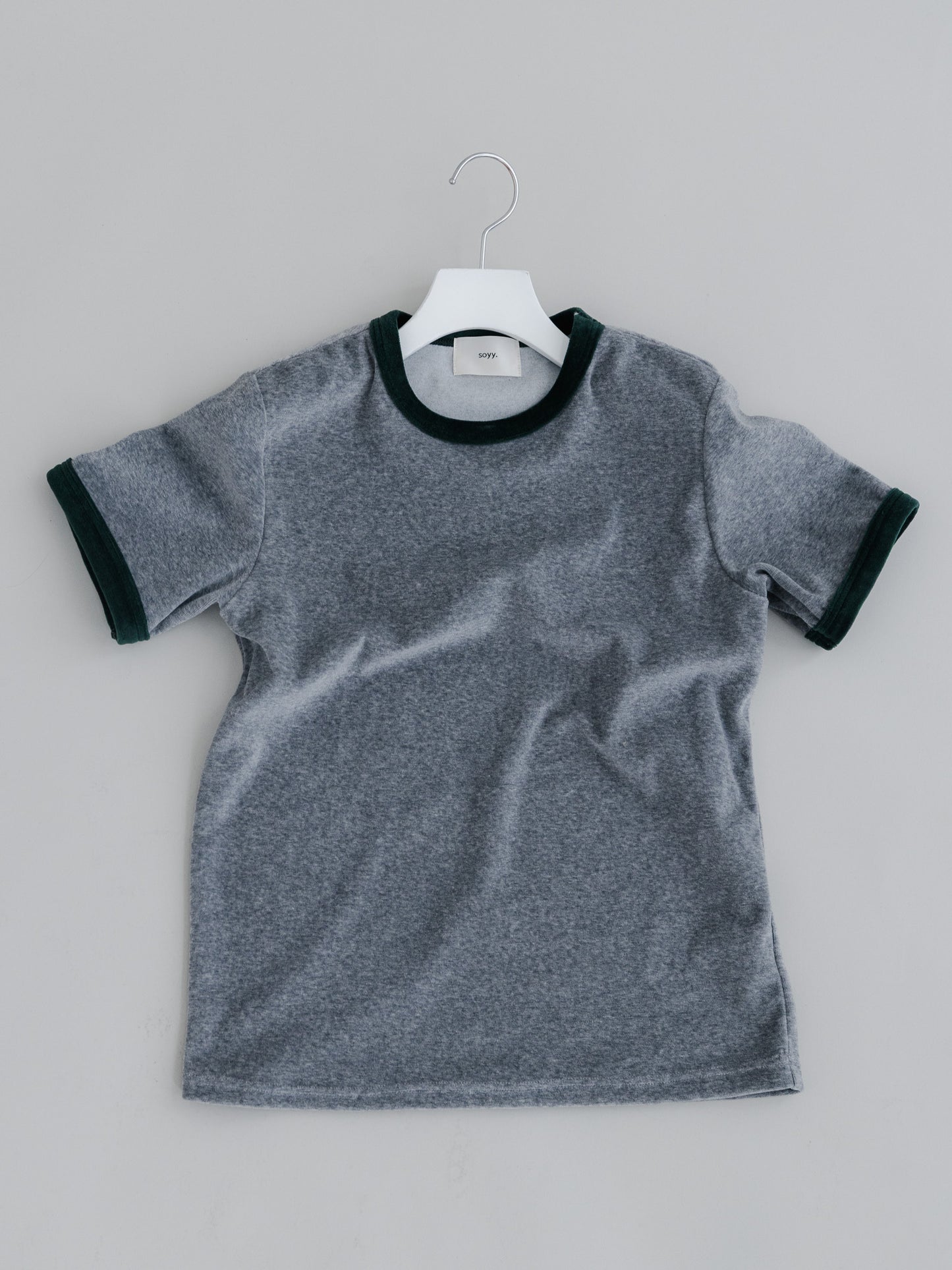【PRE-ORDER】 VLOUR RINGER T(gray×yomogi)