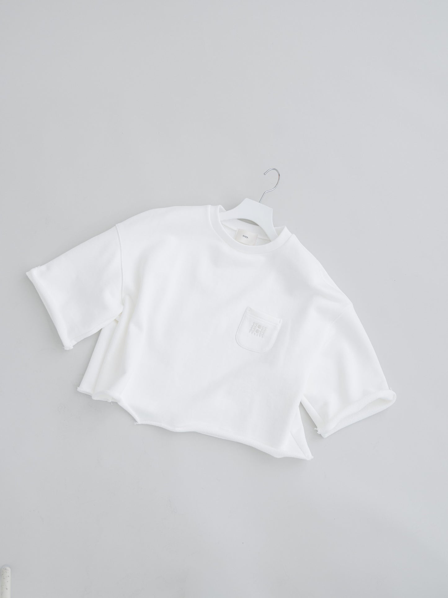 【PRE-ORDER】URAKE CROPPED TEE(white)
