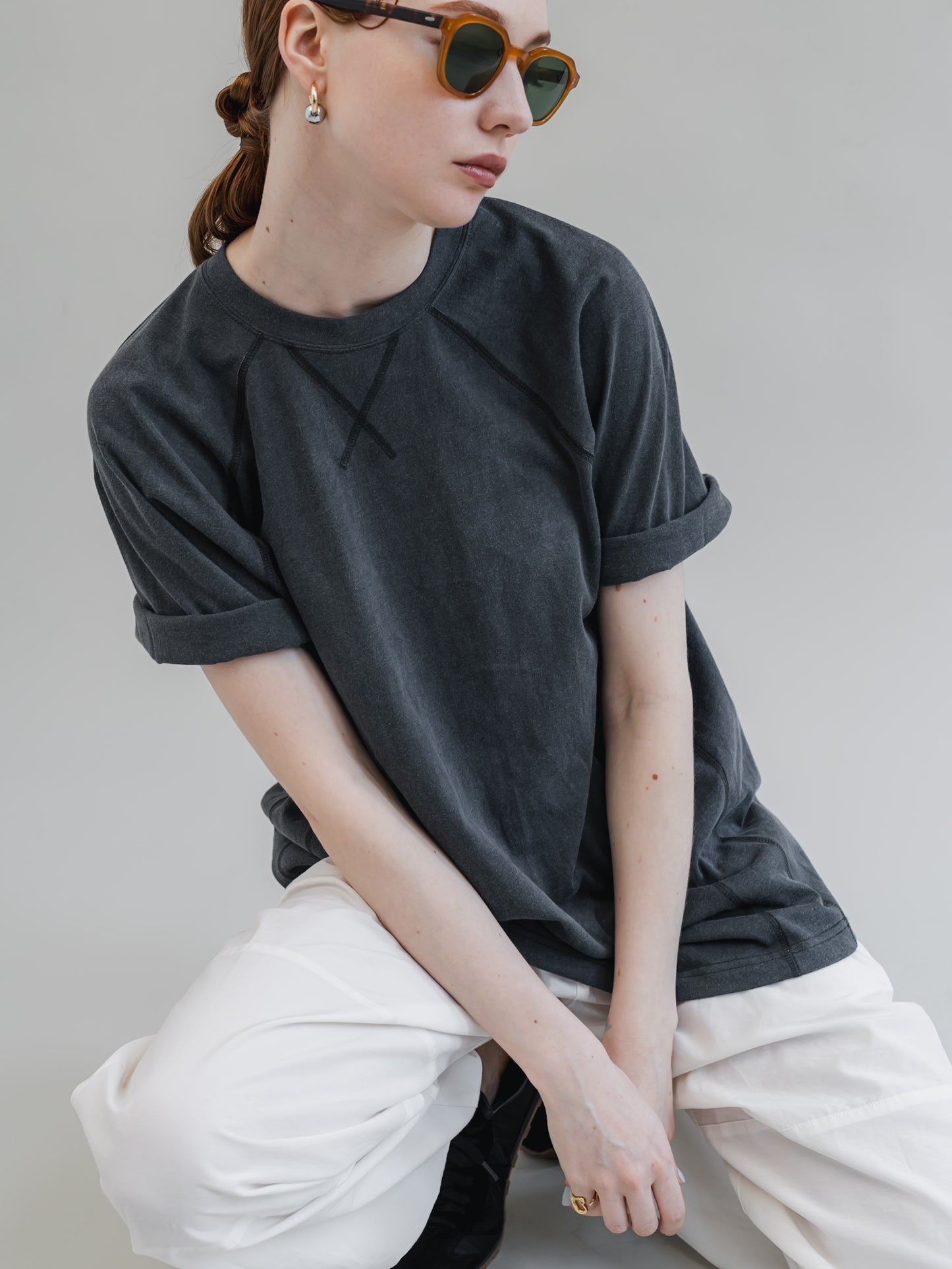 【PRE-ORDER】baseball tee(black)