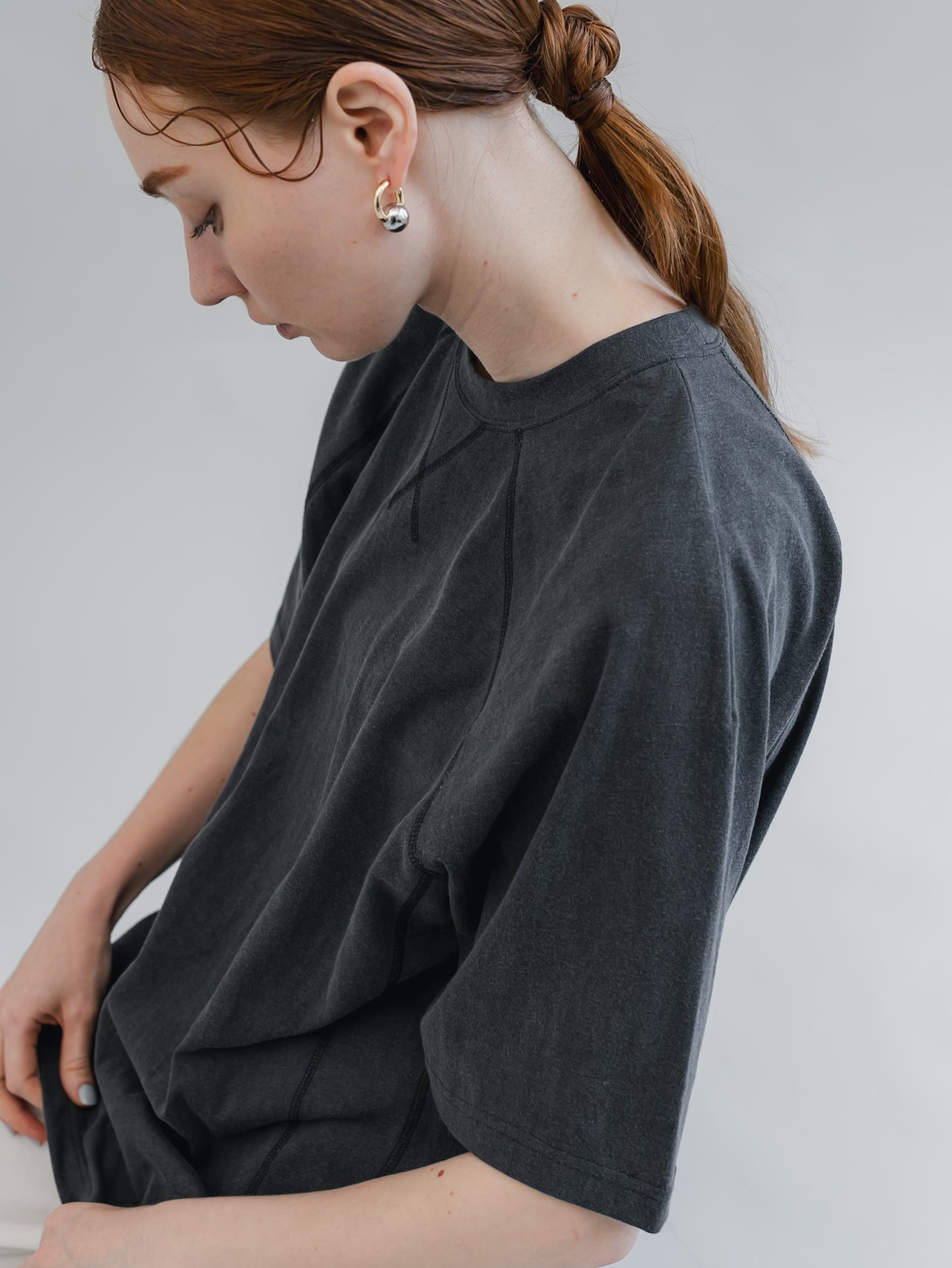 【PRE-ORDER】baseball tee(black)