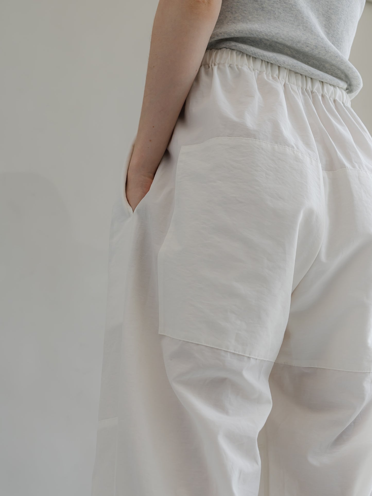 【PRE-ORDER】wind pants(milk)