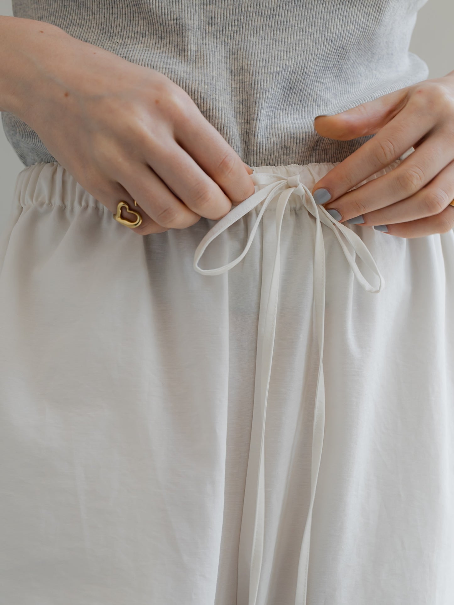 【PRE-ORDER】wind pants(milk)