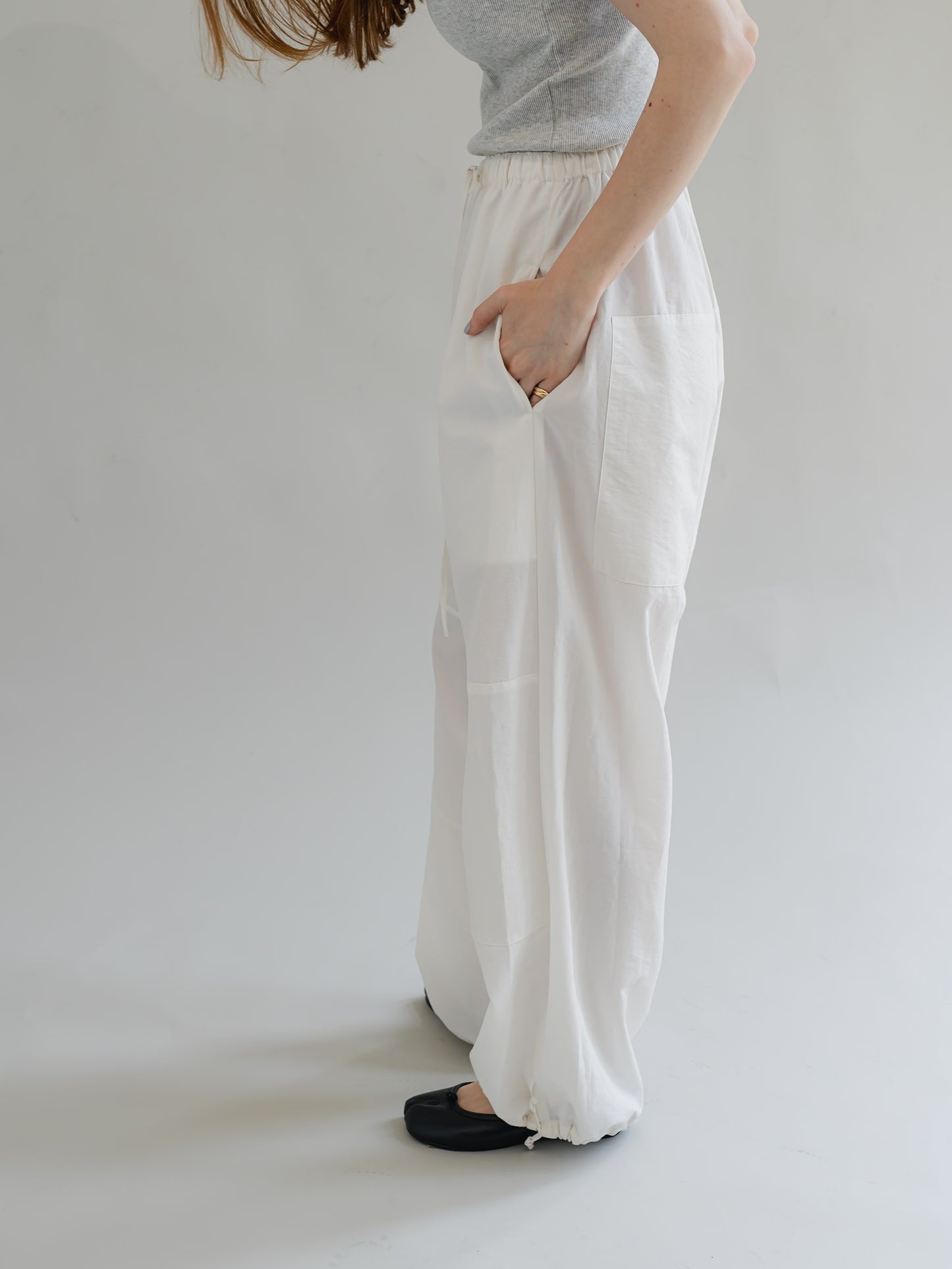 【PRE-ORDER】wind pants(milk)