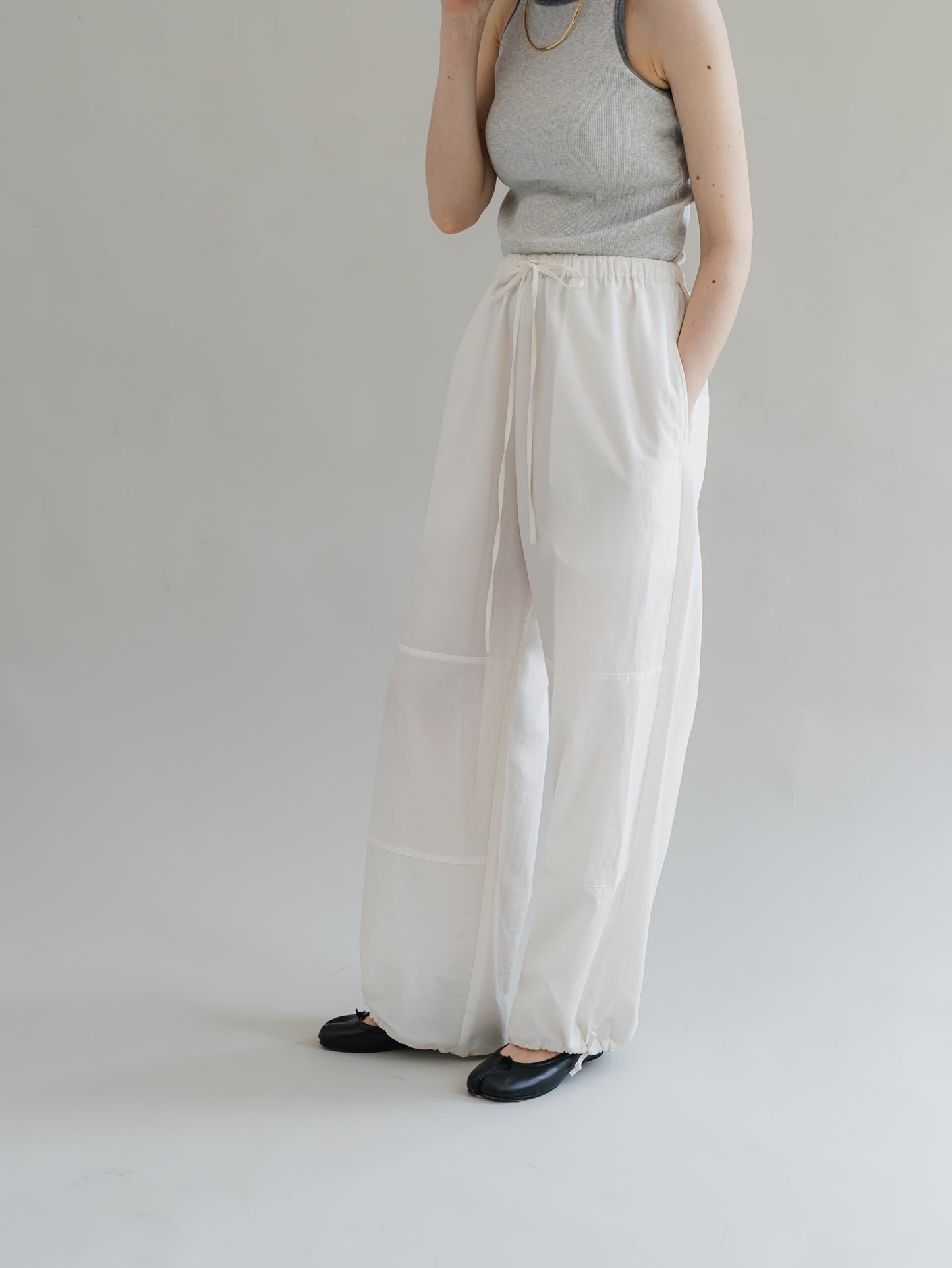 【PRE-ORDER】wind pants(milk)