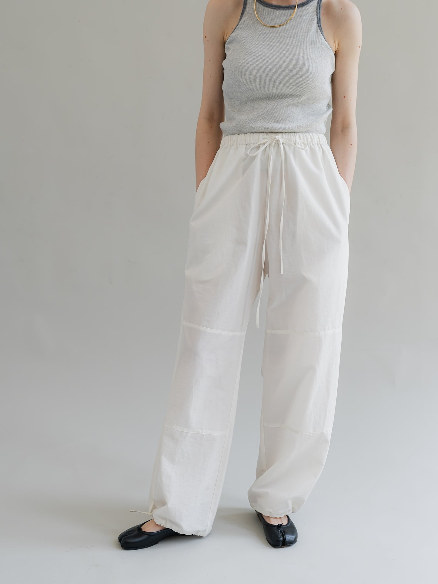 【PRE-ORDER】wind pants(milk)