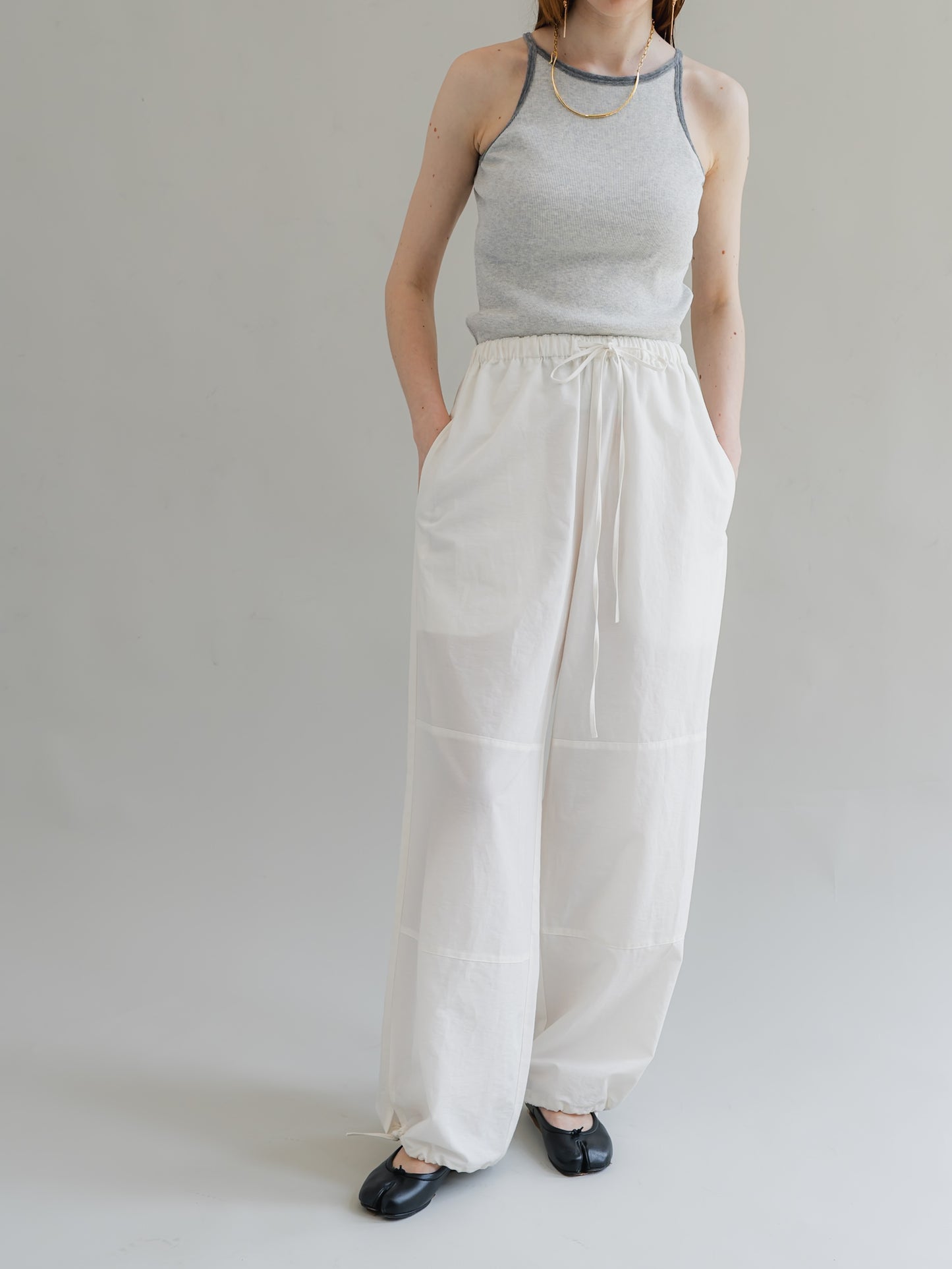 【PRE-ORDER】wind pants(milk)