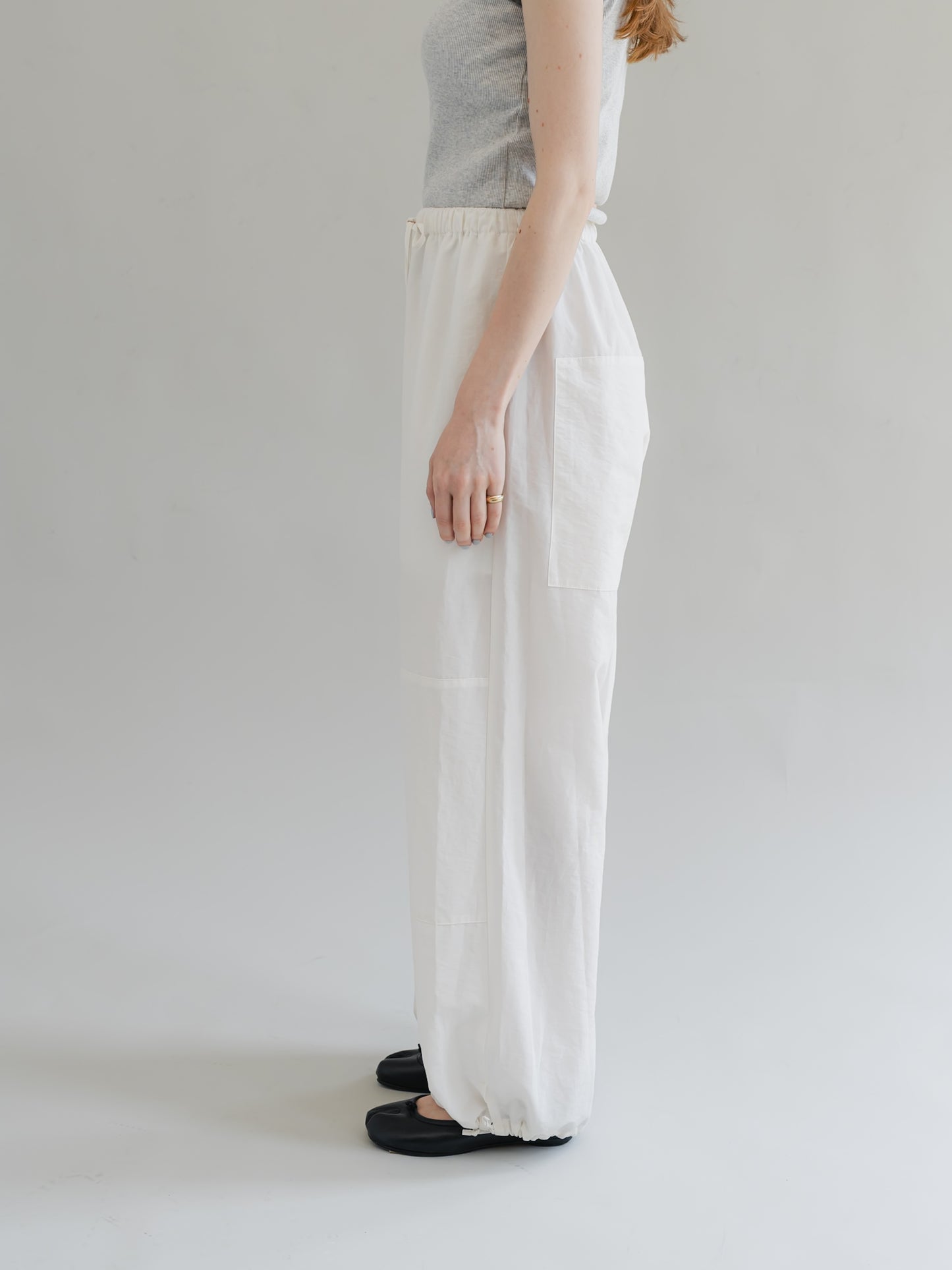【PRE-ORDER】wind pants(milk)