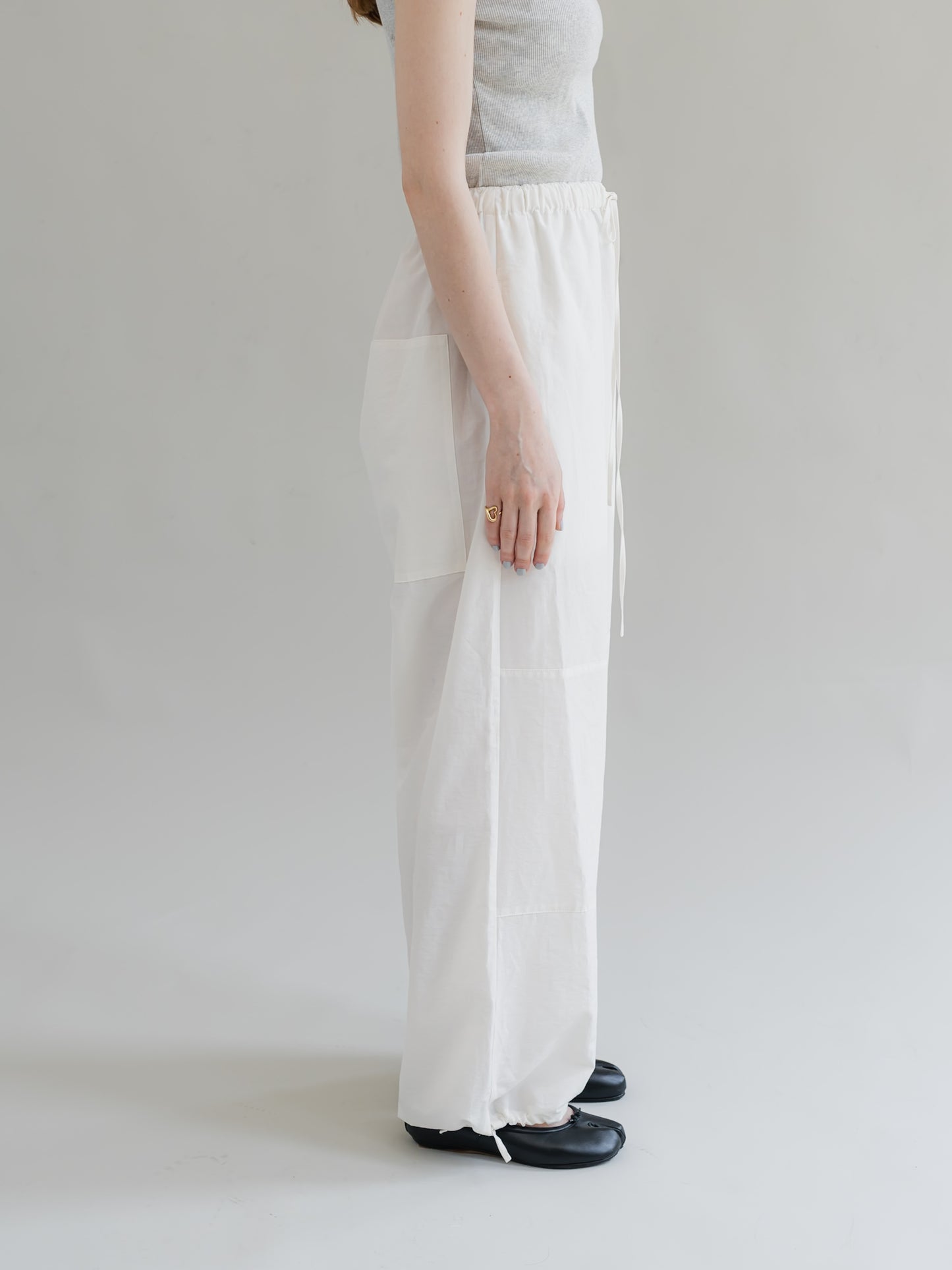【PRE-ORDER】wind pants(milk)