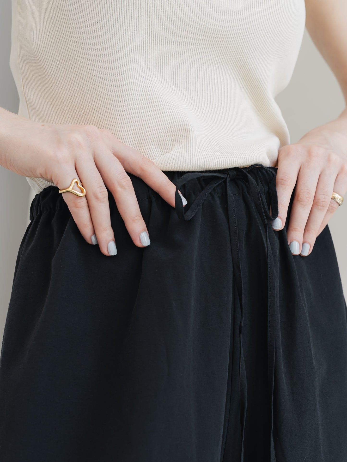 【PRE-ORDER】wind pants(black)