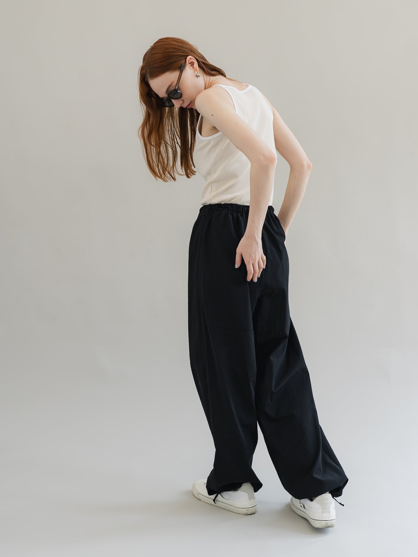 【PRE-ORDER】wind pants(black)