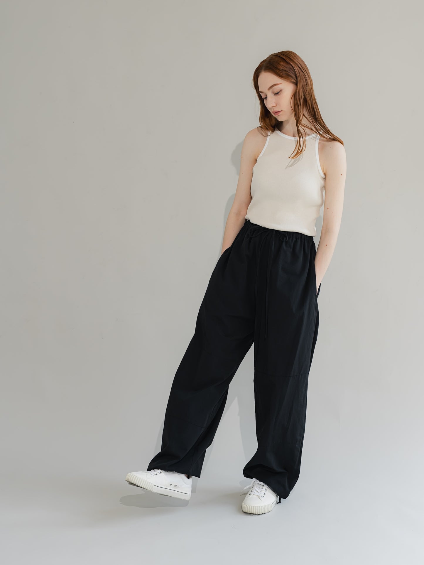 【PRE-ORDER】wind pants(black)
