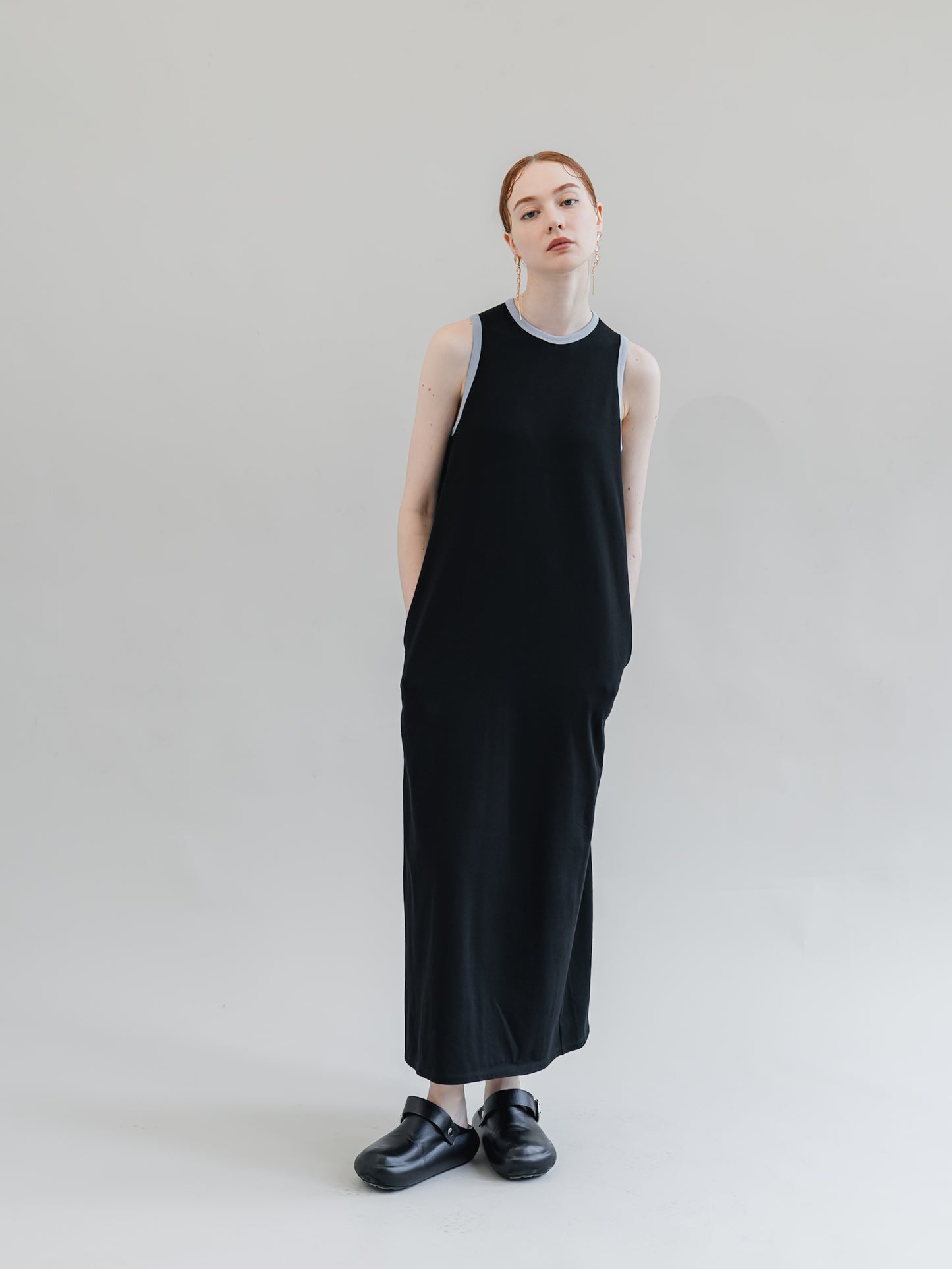 【PRE-ORDER】trip dress(black)