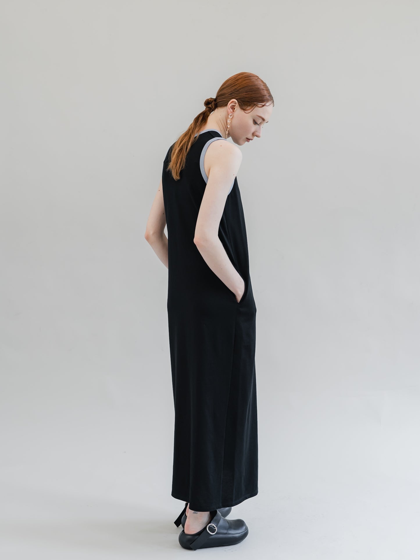 【PRE-ORDER】trip dress(black)