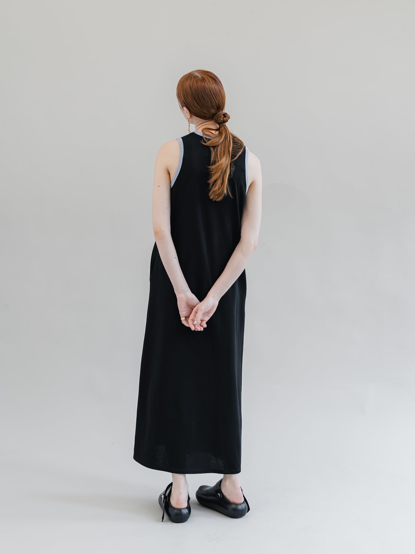 【PRE-ORDER】trip dress(black)