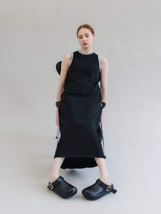 【PRE-ORDER】trip dress(black)