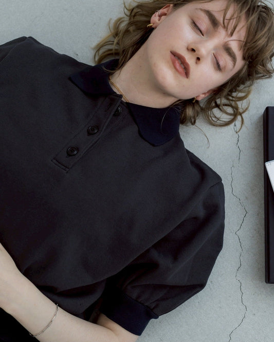 Almond Polo (CHARCOAL GRAY)