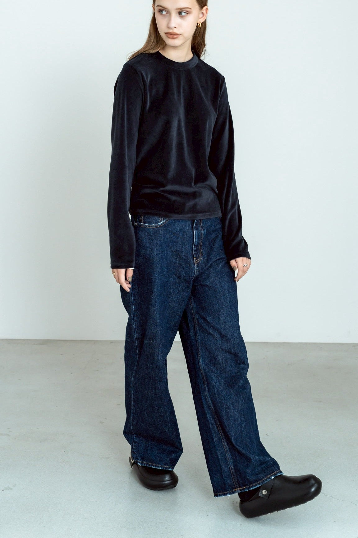 velourT long(navy)