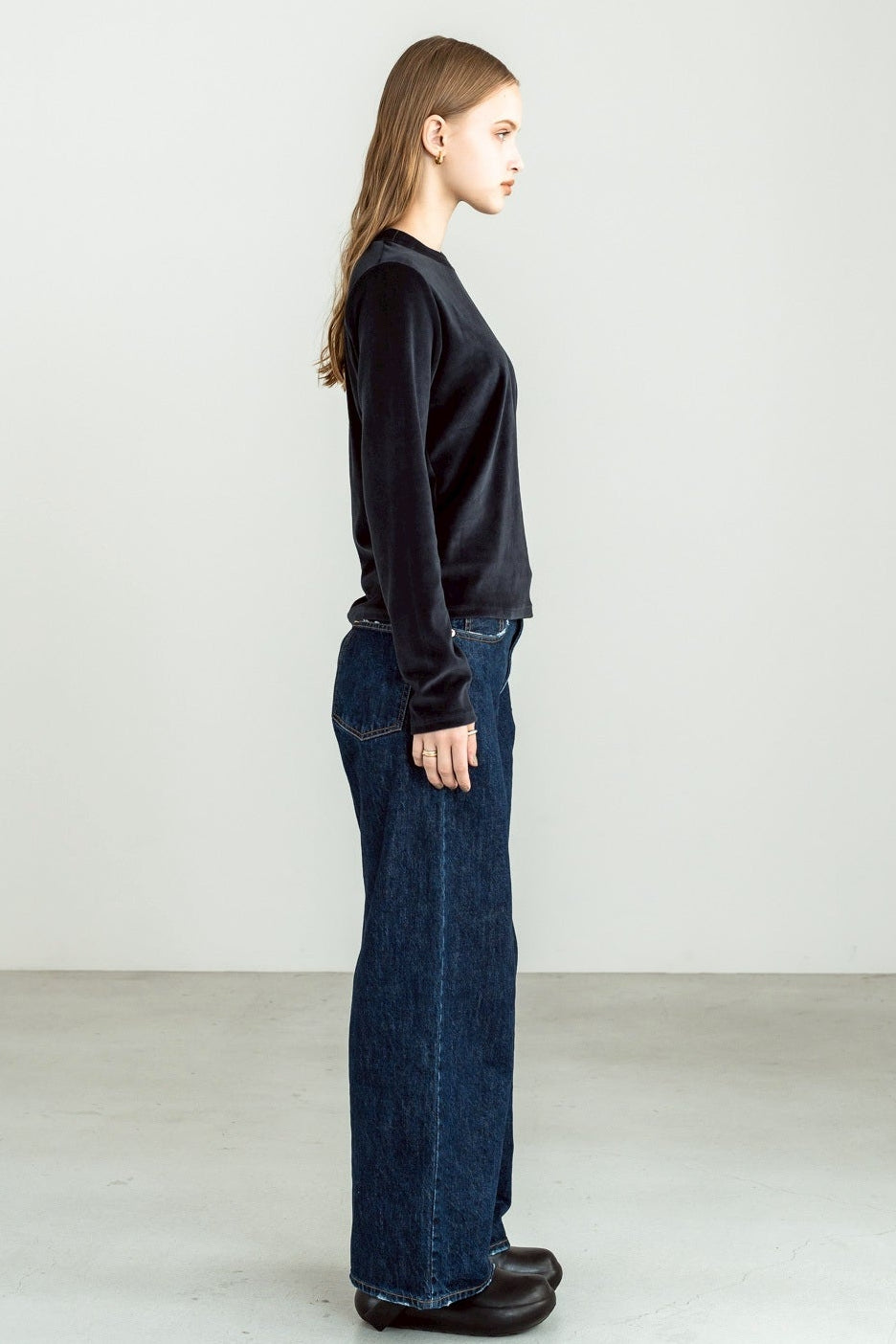 velourT long(navy)