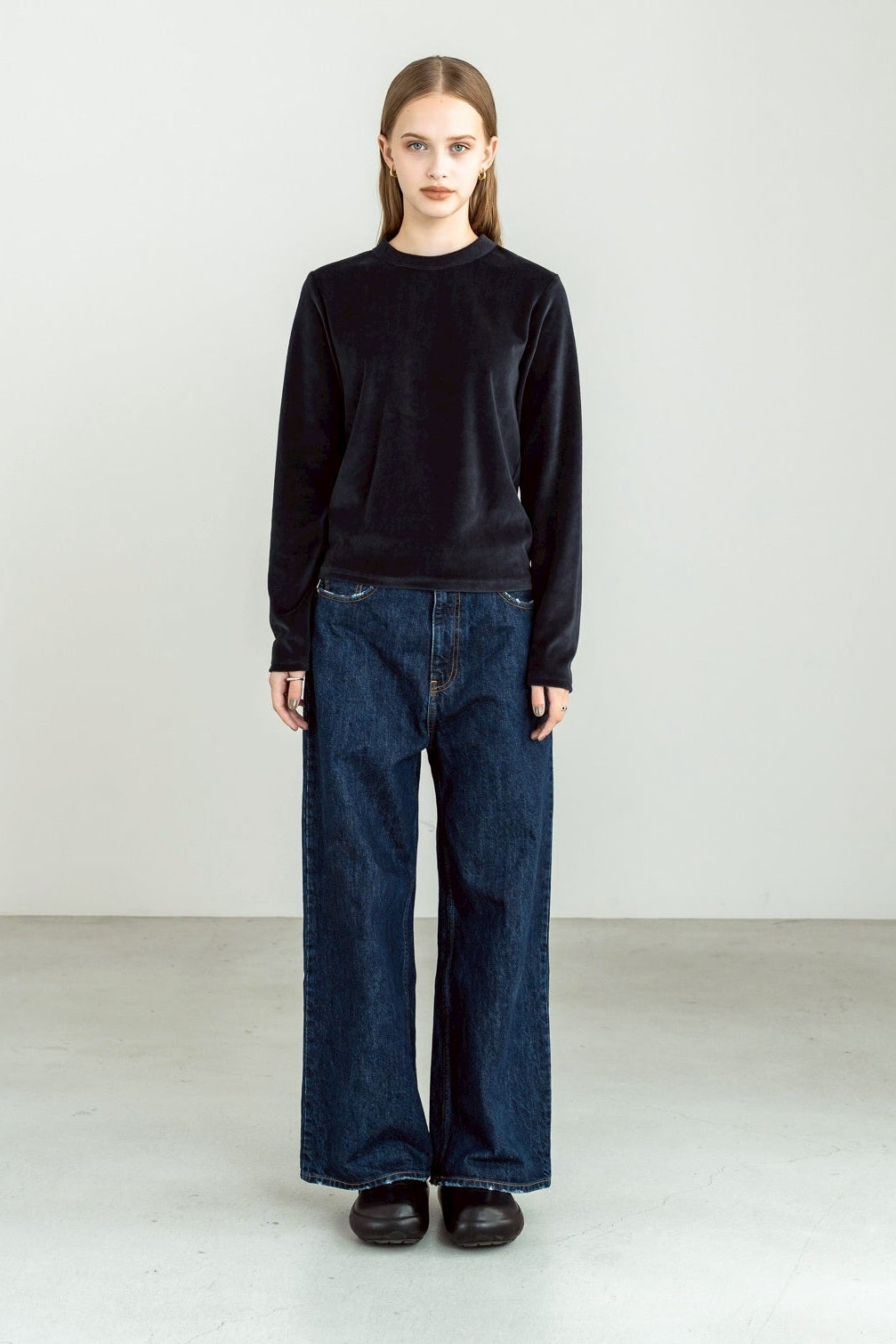 velourT long(navy)