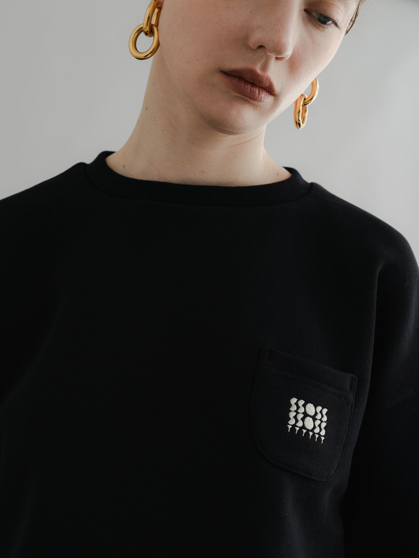 【PRE-ORDER】URAKE CROPPED TEE(black)