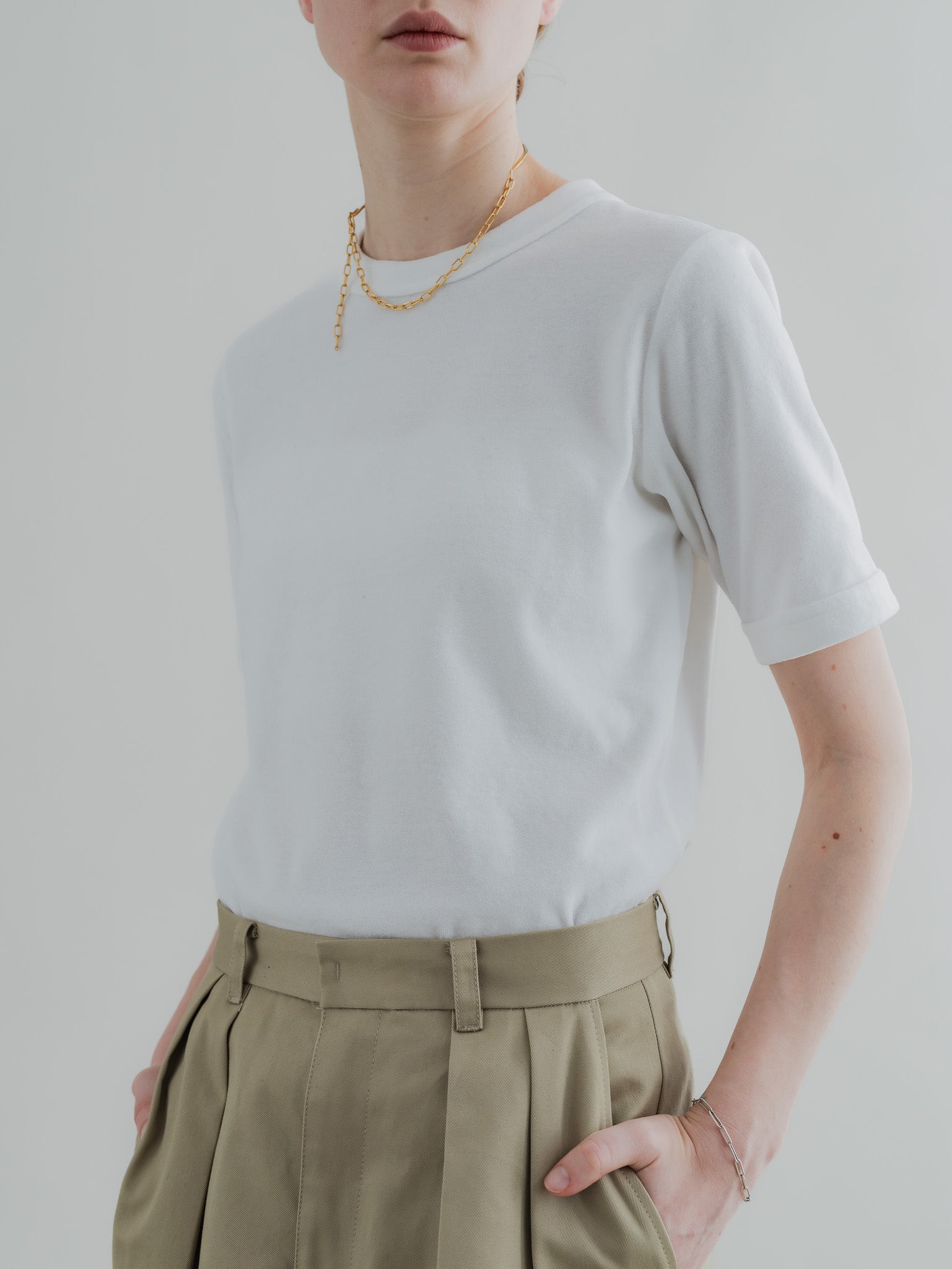 soyy. VLOUR TEE White サイズ1 VLOUR TEE(WHITE) – soyy.online
