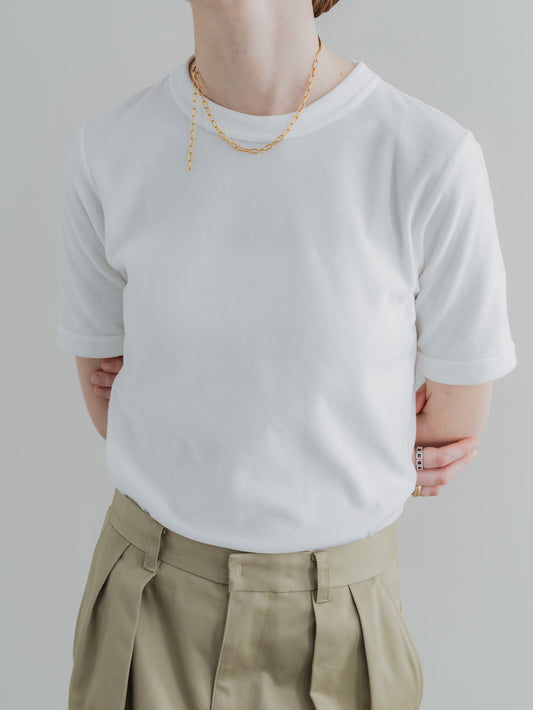 【PRE-ORDER】VLOUR TEE(WHITE)