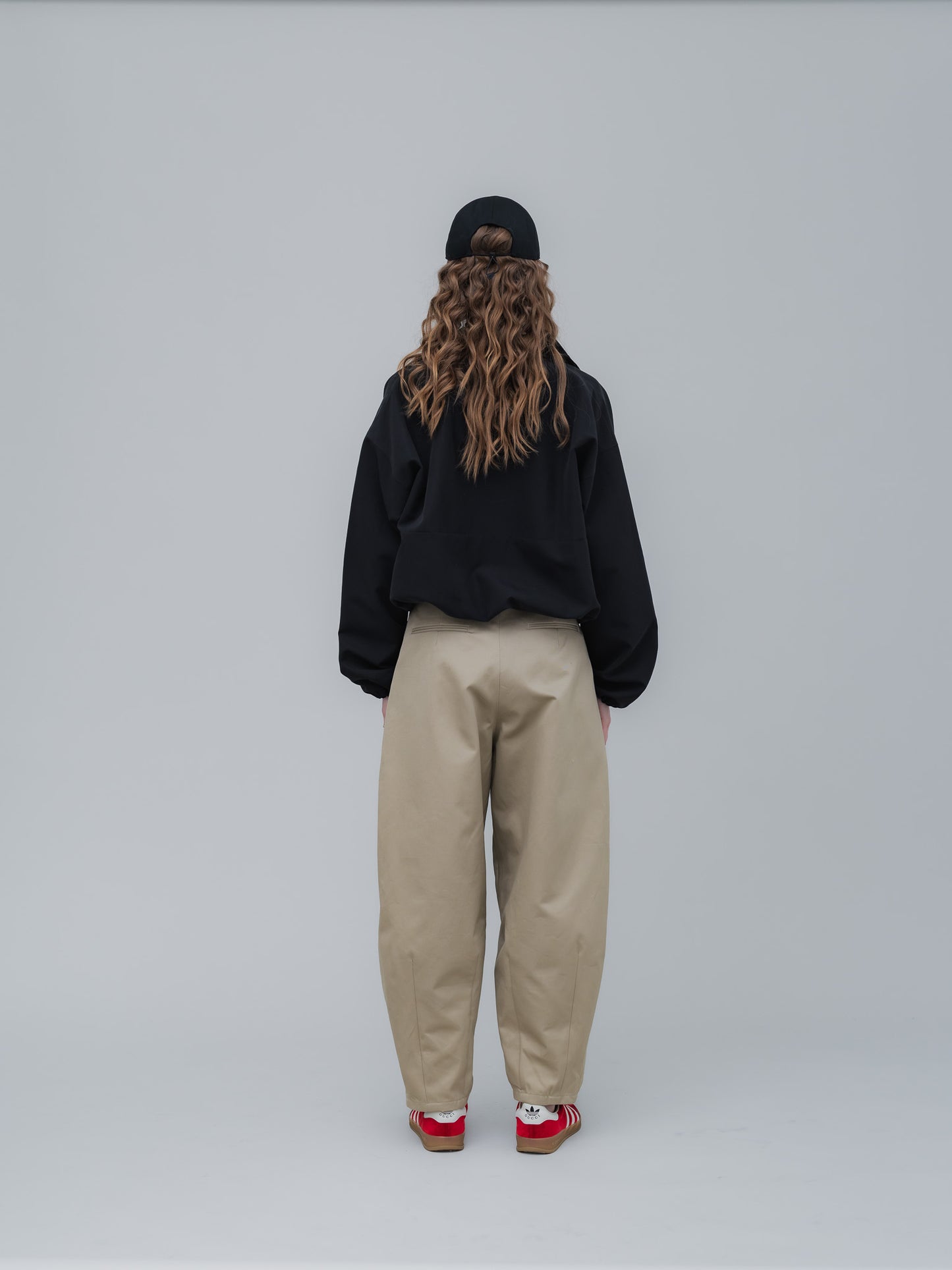 【PRE-ORDER】COTTON ZIP TOP(BLACK)